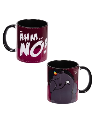 Pummeleinhorn Pummel und Friends Tasse Grummeleinhorn - Ähm.. Nö 320 ml in schwarz