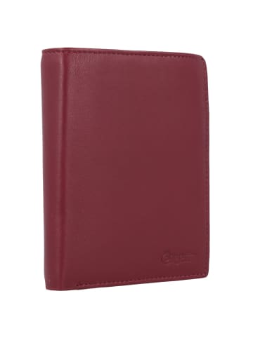 Esquire Viktoria Geldbörse RFID Leder 10 cm rot