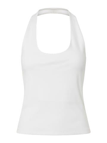 Pieces Neckholder-Top in Bright White