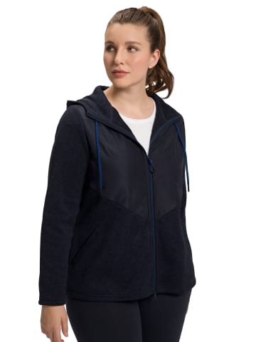 Ulla Popken Sweatjacke in marine