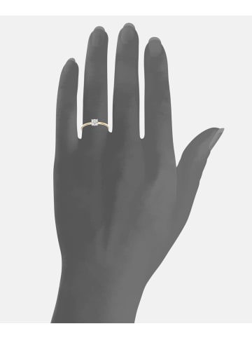 Diamant L'éternel Ring aus 375 Gelbgold mit Diamant