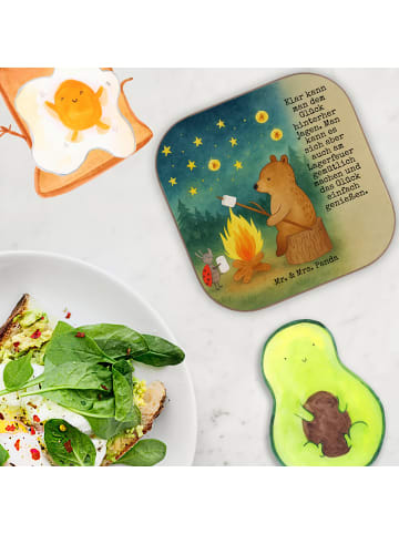 Mr. & Mrs. Panda Tassenuntersetzer Bär & Marienkäfer Lagerfeuer ... in Weiß