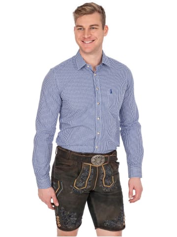 KRÜGER Lederhose 961367 in dunkelbraun