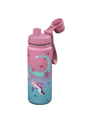 Step by Step Isolierte Edelstahl-Trinkflasche in Sealife