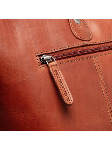 The Chesterfield Brand Ferrera Shopper Tasche Leder 38 cm Laptopfach in cognac