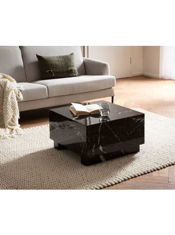 FineBuy Couchtisch in Schwarz / MDF / 60x60x35