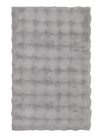 Kleine Wolke Badteppich Cloud in silber grau