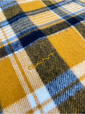 Gant MUTICOLOR PLAID WOVEN SCHAL in Dk mustard