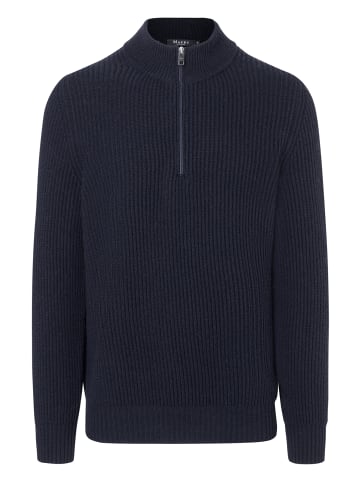 März Pullover Troyer in Navy