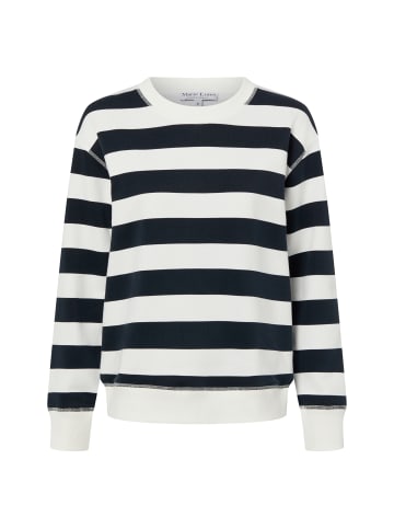 Marie Lund Shirt in marine weiß - 0002