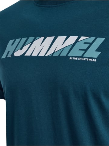 Hummel T-Shirt "Graphic Bold Logo Tee" in Blau
