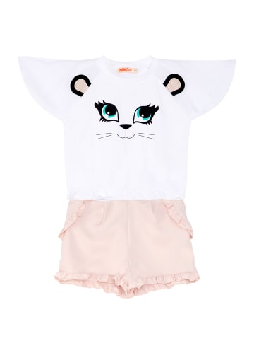 Denokids Set White Cat in White