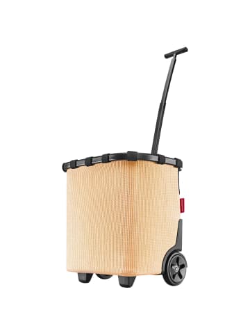 Reisenthel carrycruiser - Einkaufstrolley 47.5 cm (twist maroon) in frame raffia black