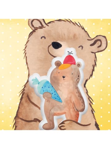 Mr. & Mrs. Panda Kissen Bär Schultüte ohne Spruch in Weiß