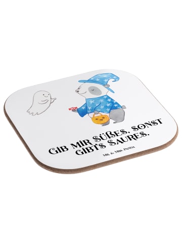 Mr. & Mrs. Panda Tischschoner Panda Zauberer mit Spruch in Weiß