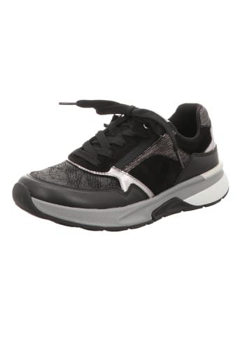 rollingsoft Schnürschuh bequem in schwarz