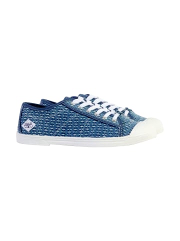 Le Temps des Cerises Schnür-Tennisschuhe Basic 02 Blau