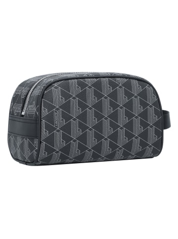 Lacoste The Blend Kulturbeutel 23 cm in monogram noir gris