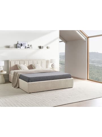 Beliani 2-tlg Doppelbett MONTLAUR in Beige