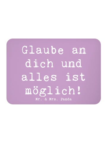 Mr. & Mrs. Panda Magnet Spruch Vertrauen in eigene Fähigkeiten h... in Lavendeltraum