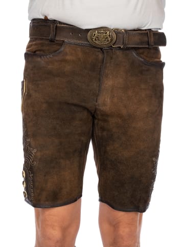 MADDOX Lederhose FAELO in braun