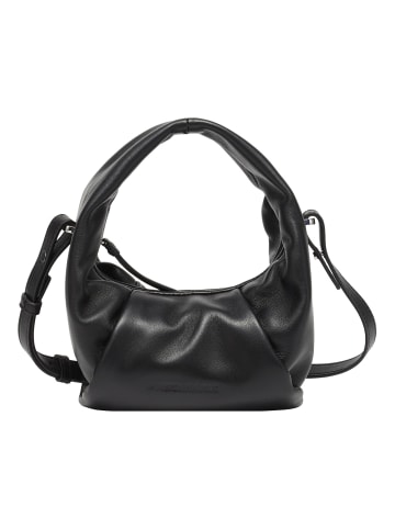 Les Visionnaires Greta Mini Essential Handtasche Leder 23 cm in black