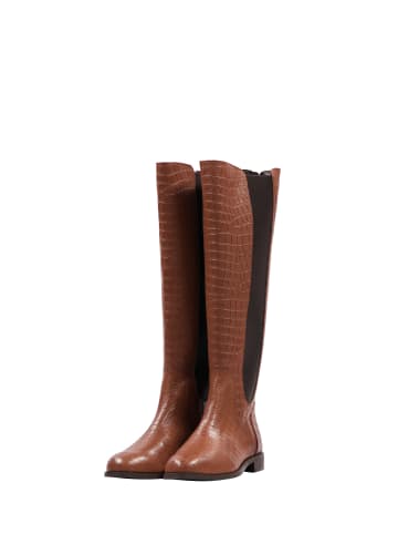 faina Damen Schuhe in Braun Krokodil