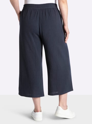 sheego 3/4-Hose in tiefblau