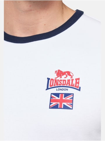 Lonsdale T-Shirt "Cashendun" in Weiß
