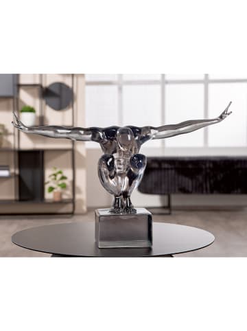GILDE Skulptur Gris grau - (H) 33,5 cm