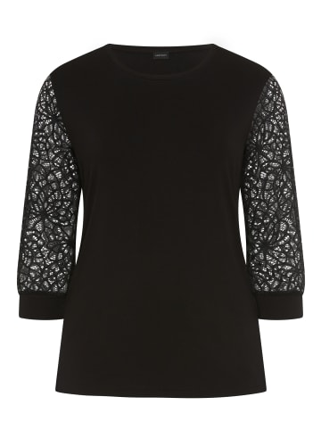 Laura Scott Spitzenshirt in schwarz