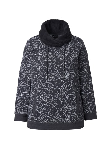 Ulla Popken Sweatshirt in schwarz