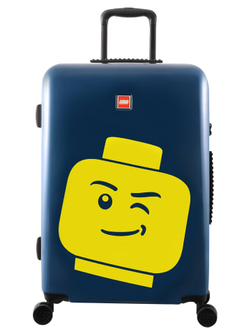 LEGO® Bags Trolley ColourBox Minifigure Head in marineblau