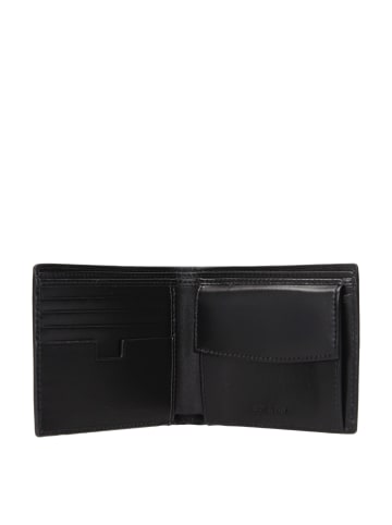 TESTONI Schwarz Leder Geldbörse