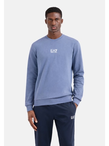 EA7 Sweatshirt in hellblau