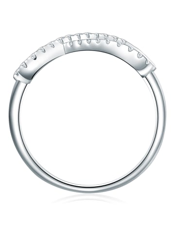 Trilani Ring Sterling Silber Zirkonia in silber
