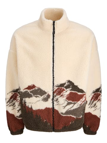 Jack & Jones Teddyfell Jacke in Ecru