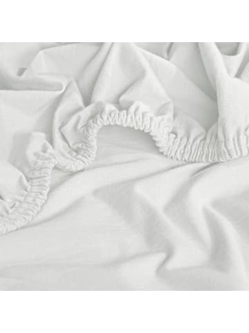 Erwin Müller Single-Jersey Spannbettlaken Murnau in weiß