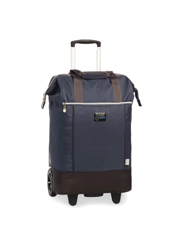 Punta Big Wheel Einkaufstrolley 62 cm marineblau