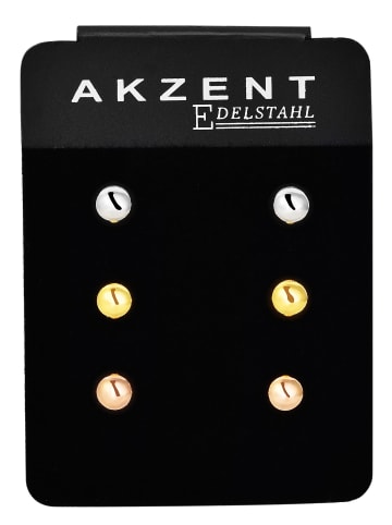 Adeliás Damen Ohrringe – Ohrstecker aus Edelstahl in silber