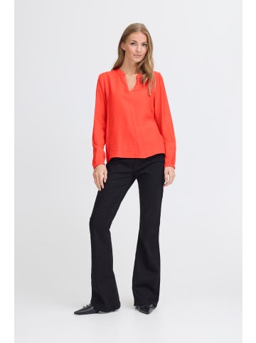 ICHI Langarmbluse IHSABELLA Regular fit in Mars Red