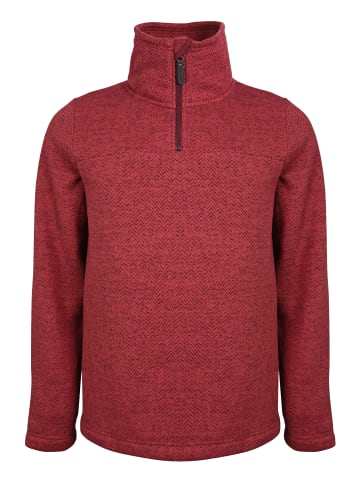 elkline Fleecepullover Rewind in red