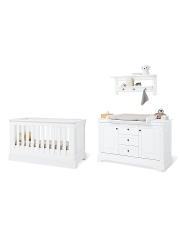 Pinolino Kinderzimmer-Set Emilia extrabreit inkl. Wandregal, 3-tlg.