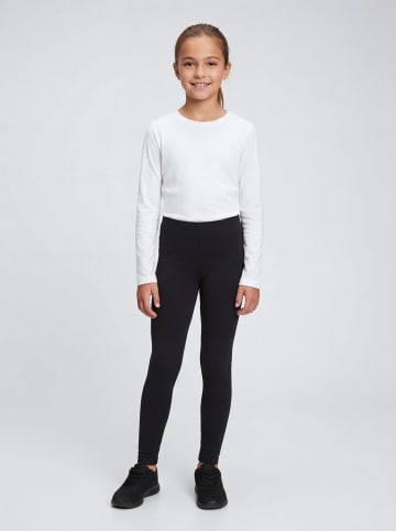 TupTam Mädchen Winter Leggings Blickdichte Thermo 3er Pack in schwarz/rosa