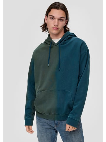 QS Sweatshirt in 6765_petrol