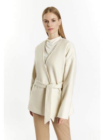 DreiMaster Damen Übergangsjacke Aus Wollgemisch in Wollweiss