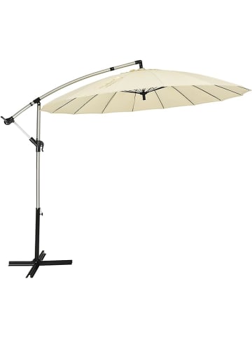 COSTWAY Ø300cm Sonnenschirm in Beige