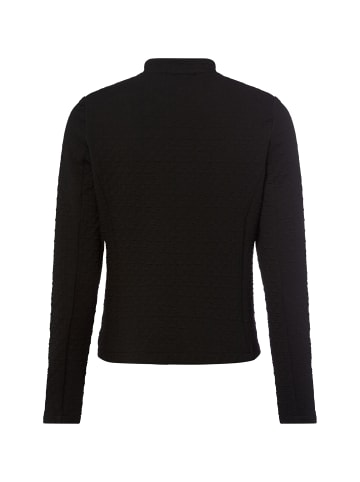Sweatjacke in schwarz - 0001