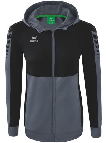 erima Trainingsjacke "Six Wings Trainingsjacke Mit Kapuze" in Grau
