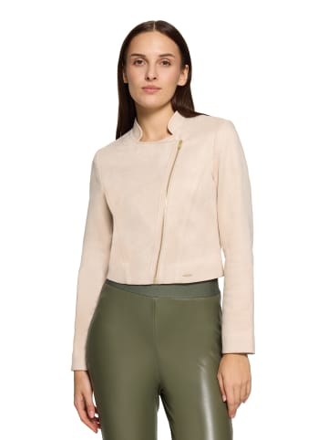 BETTY & CO Bikerjacke mit Stehkragen in Grau